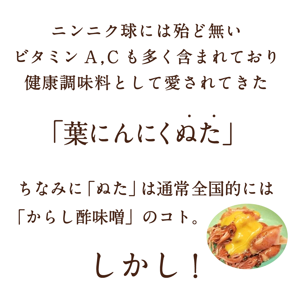 酢味噌 コク 有機の葉にんにくで作った無添加のぬた アースエイド公式オンラインストア